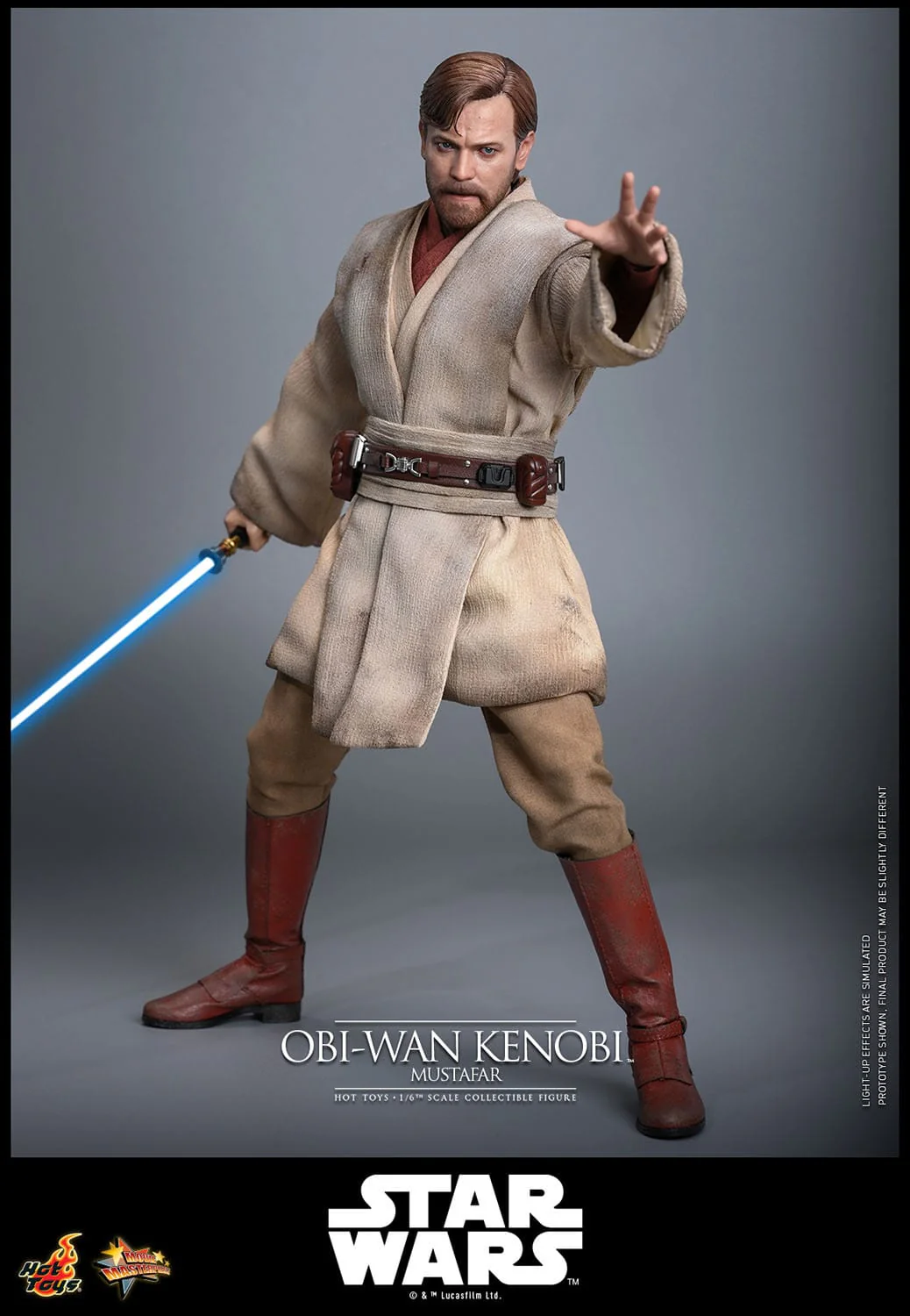Obi-Wan Kenobi (Mustafar) Movie Masterpiece Hot Toys - Image 6