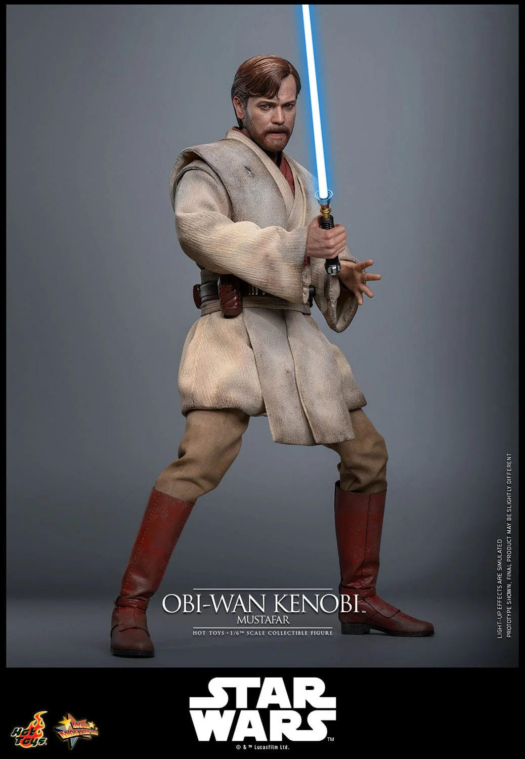 Obi-Wan Kenobi (Mustafar) Movie Masterpiece Hot Toys - Image 8