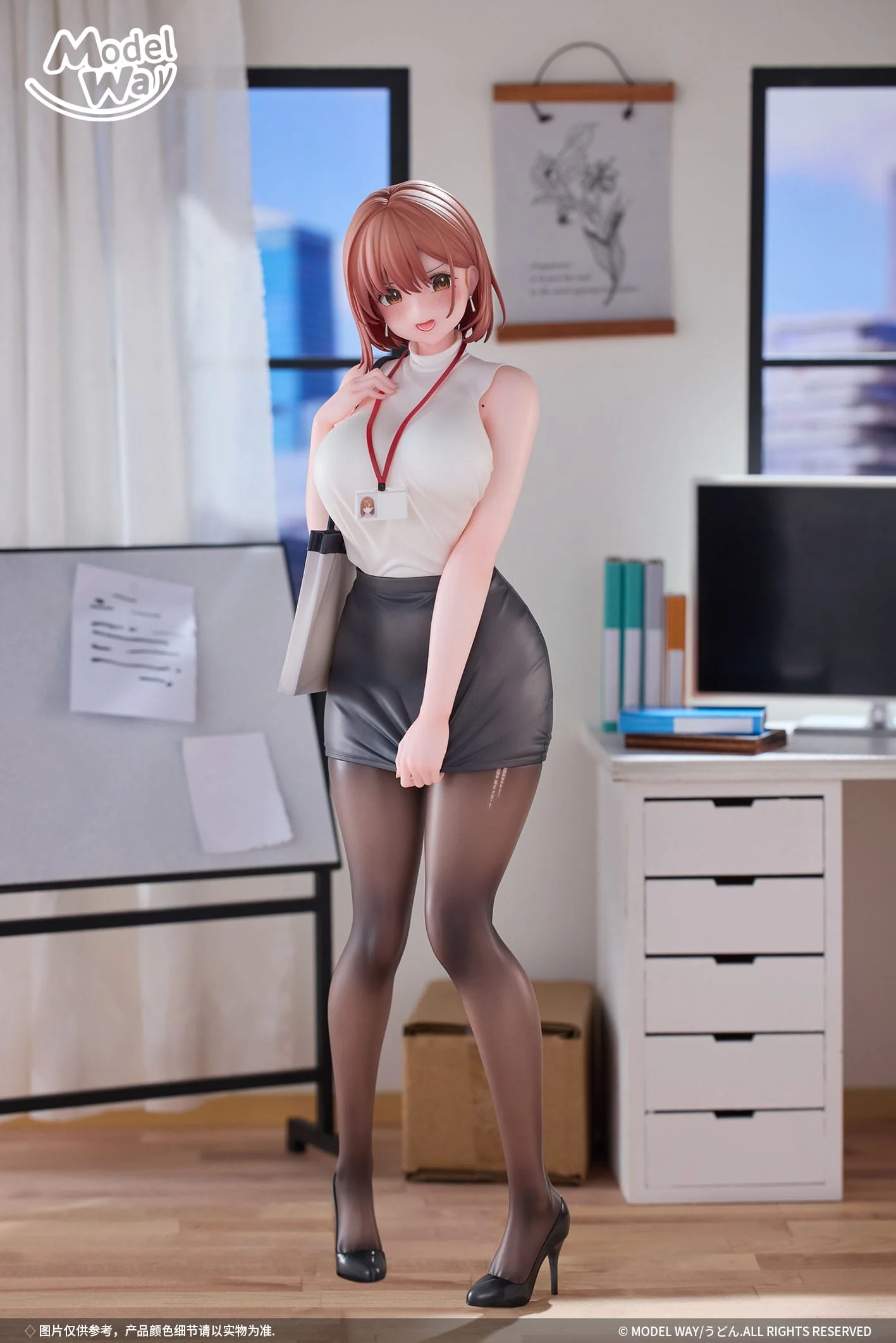 OL-chan Illustration by Udon. Model Way - Image 18