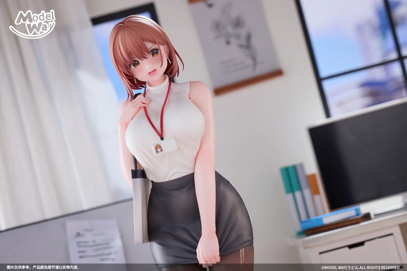 OL-chan Illustration by Udon. Model Way - Image 9