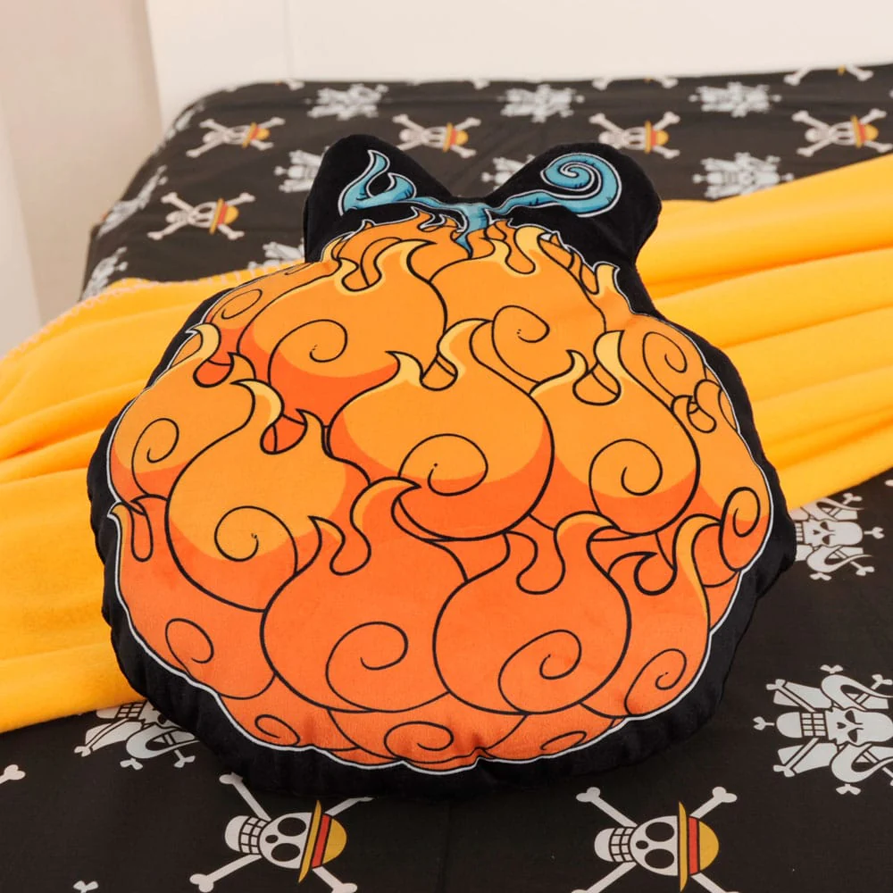 One Piece Dekokissen Feuer Feuer Frucht - Image 2