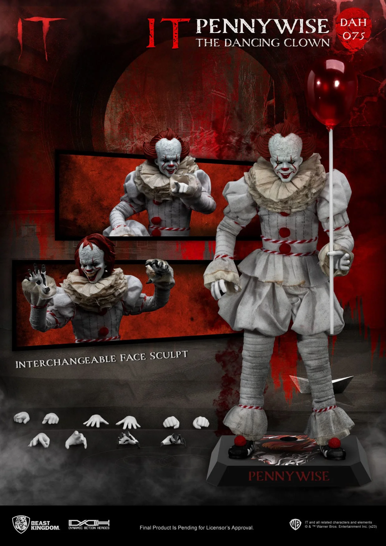 Pennywise - Dynamic 8ction Heroes - Beast Kingdom Toys - Image 10