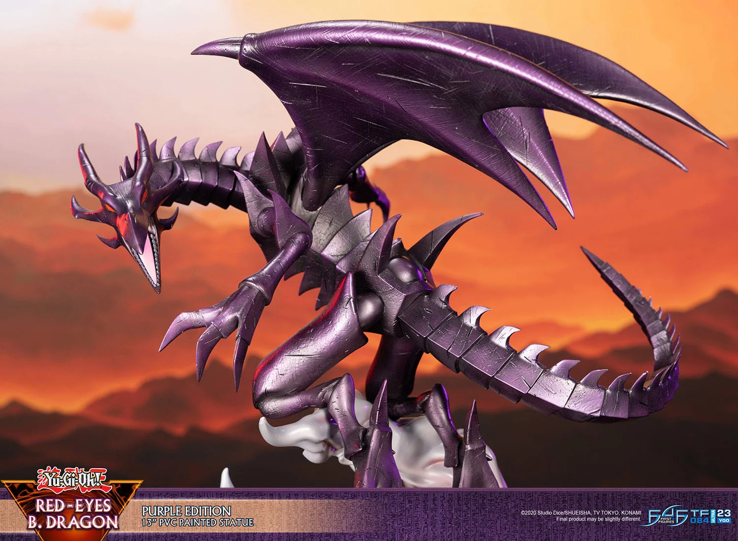 Red Eyes Black Dragon - Purple Ver. - Yu-Gi-Oh! - First 4 Figures - Image 24