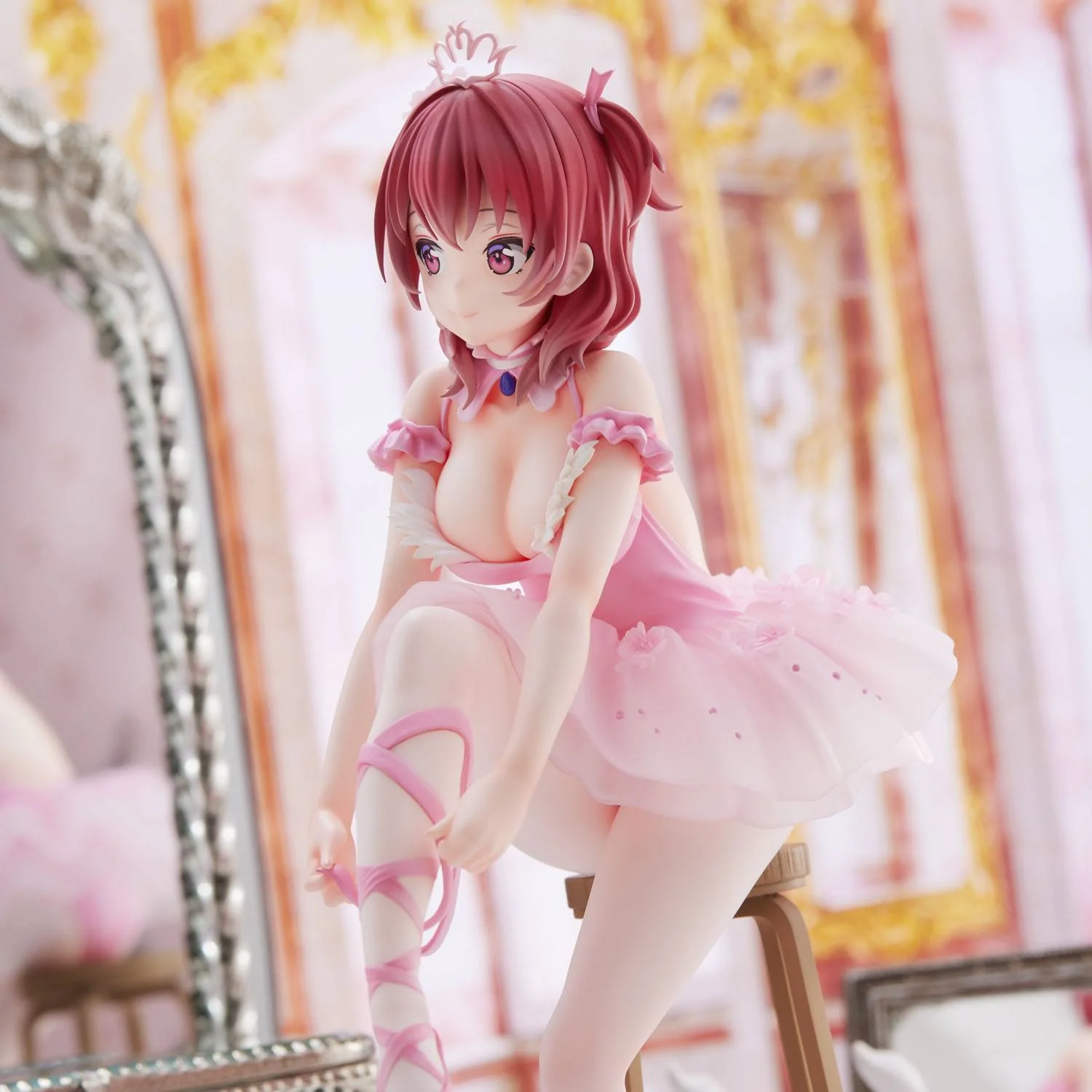 Red Hair Girl Flamingo Ballet Original Character - Image 12