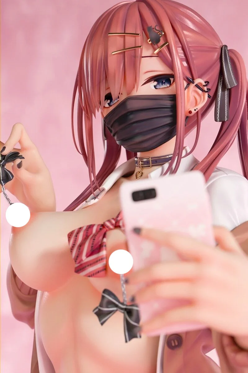 Red Hair Gyaru-Chan Mask Ver. Original Character Insight - Image 7