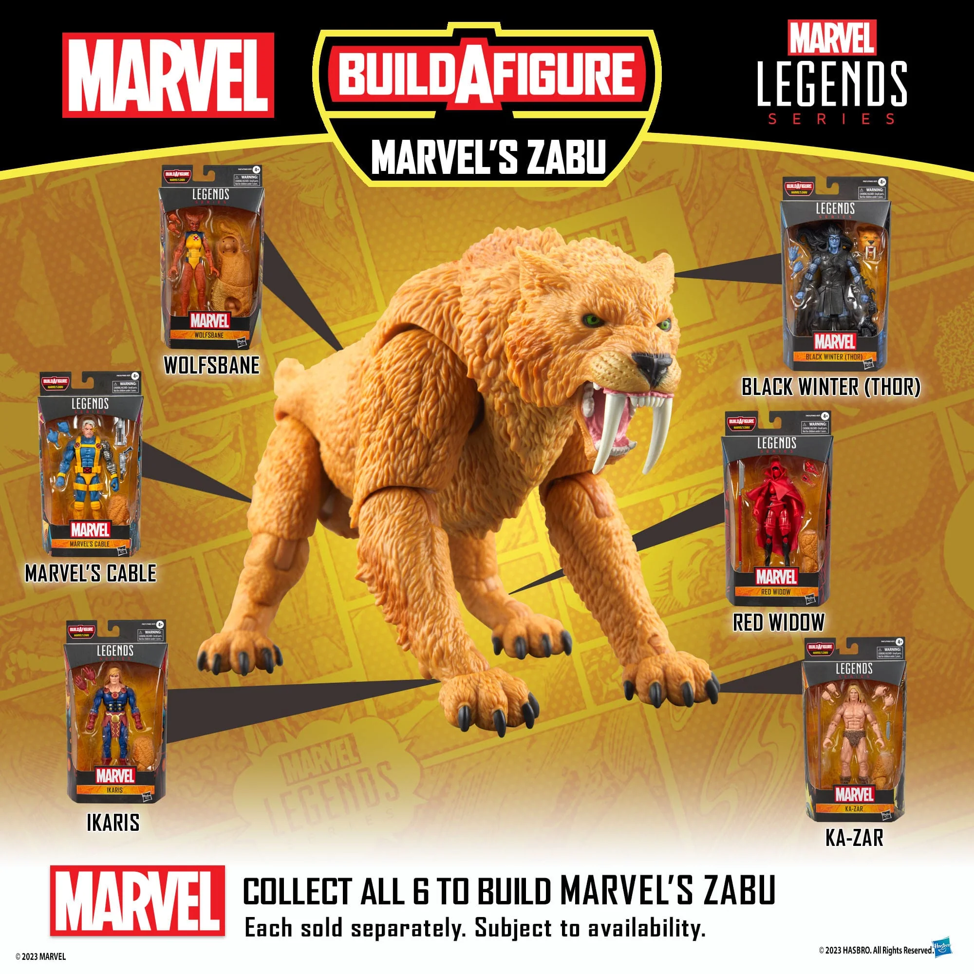 Red Widow (BAF: Marvel's Zabu) - Hasbro - Image 12