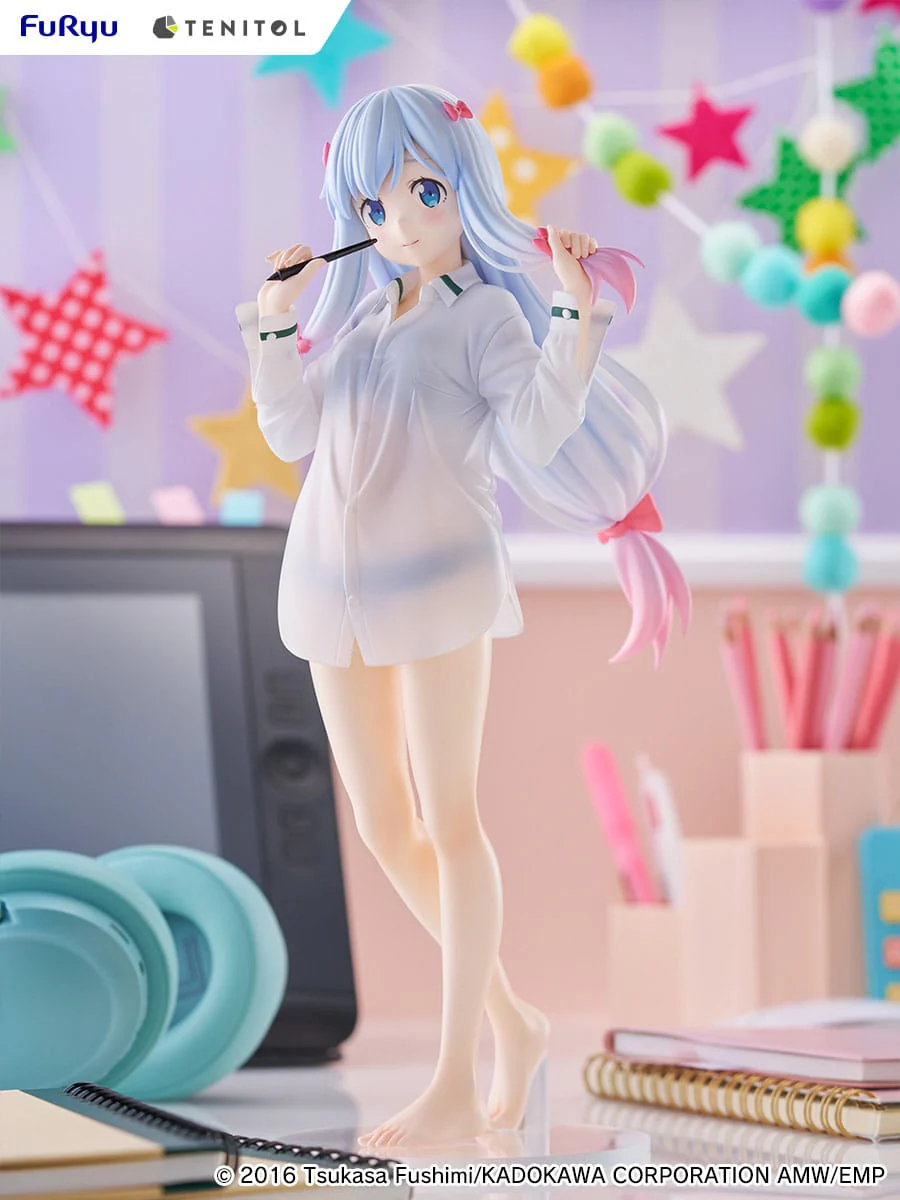 Sagiri Izumi Shirts Ver. Eromanga Sensei Tenitol Tall Furyu - Image 9