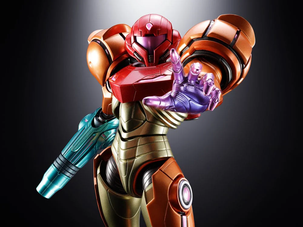 Samus Aran LED Chogokin Diecast Bandai Tamashii Nations - Image 9