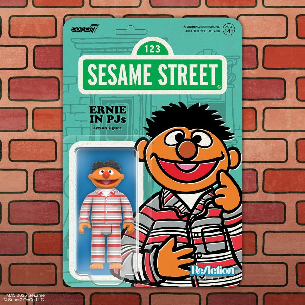 Sesamstraße ReAction Actionfigur Wave 06 Ernie (PJs) 10 cm - Image 4