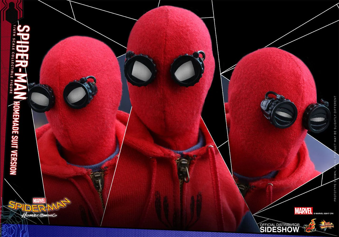 Spider-Man Homemade Suit Ver. Spider-Man Homecoming Movie Masterpiece Hot Toys - Image 4