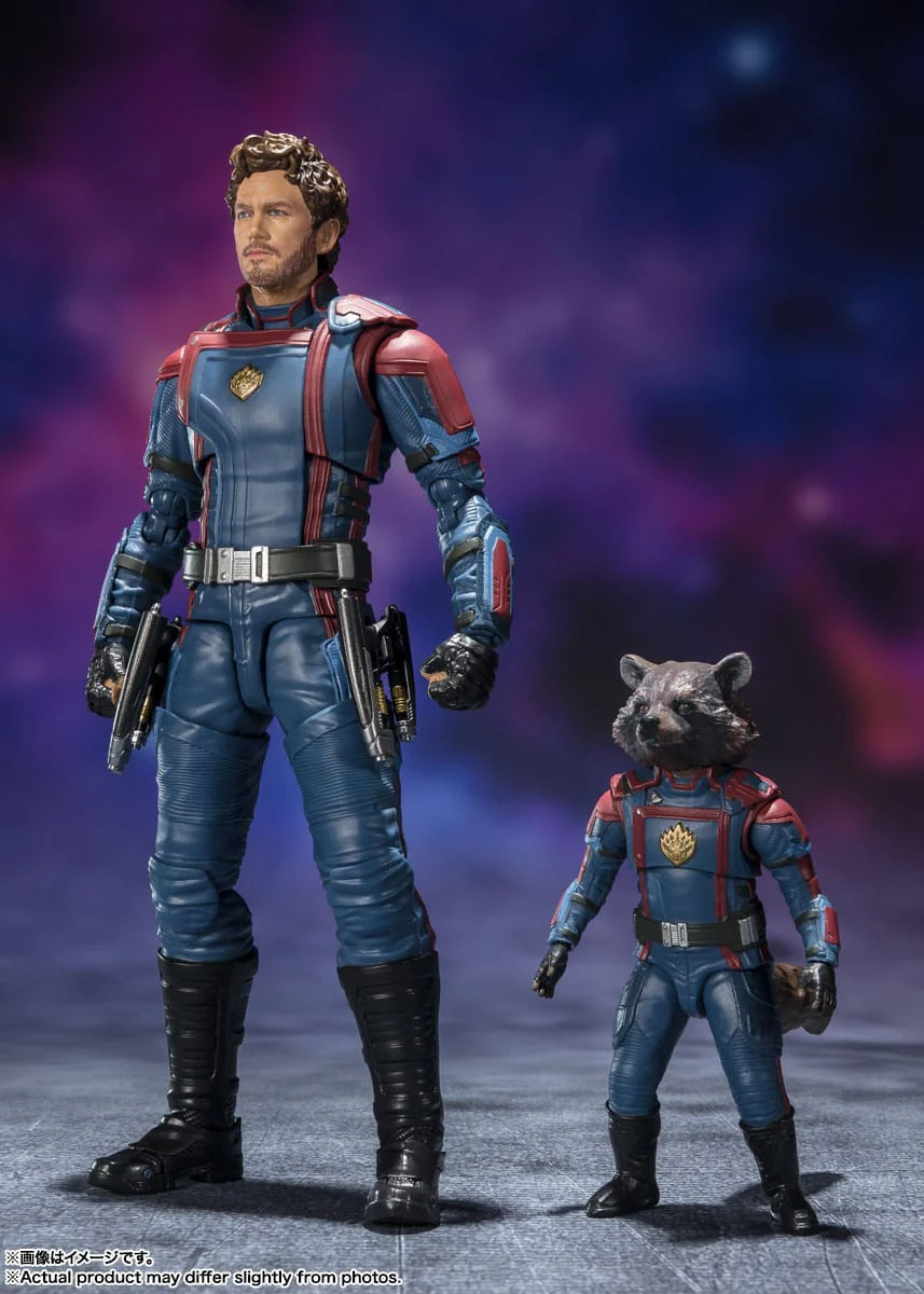 Star Lord & Rocket Raccoon S.H. Figuarts Bandai Tamashii Nations - Image 2
