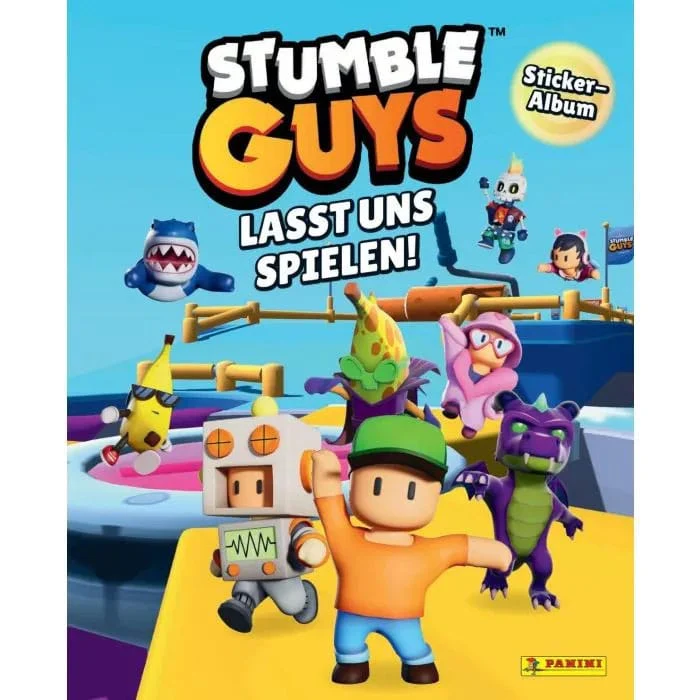 Stumble Guys: Lasst uns spielen! Sticker Collection Album *Deutsche Version*