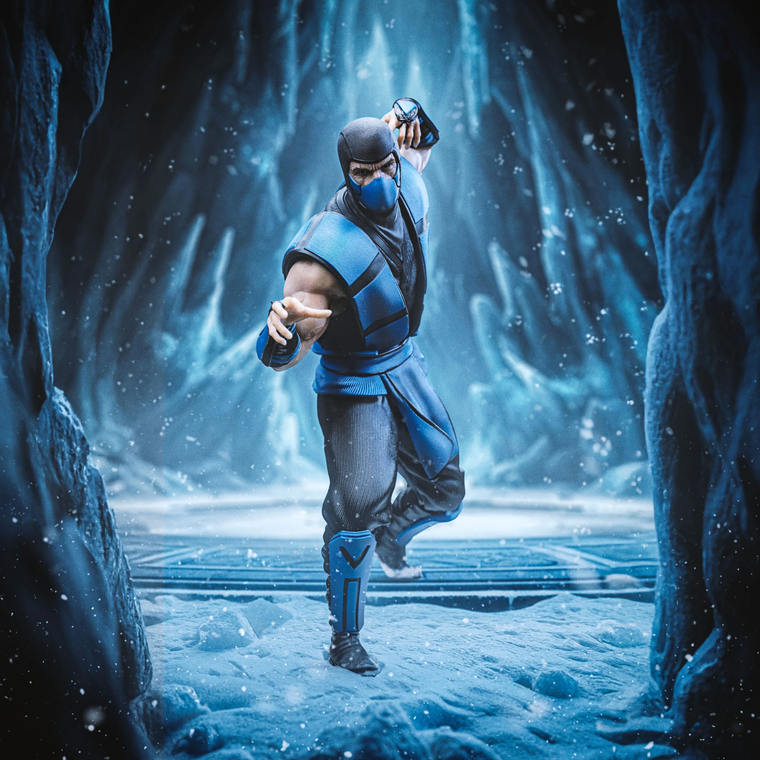 Sub-Zero (Ninjas Collection) heo Exclusice Art Scale Iron Studios - Image 2