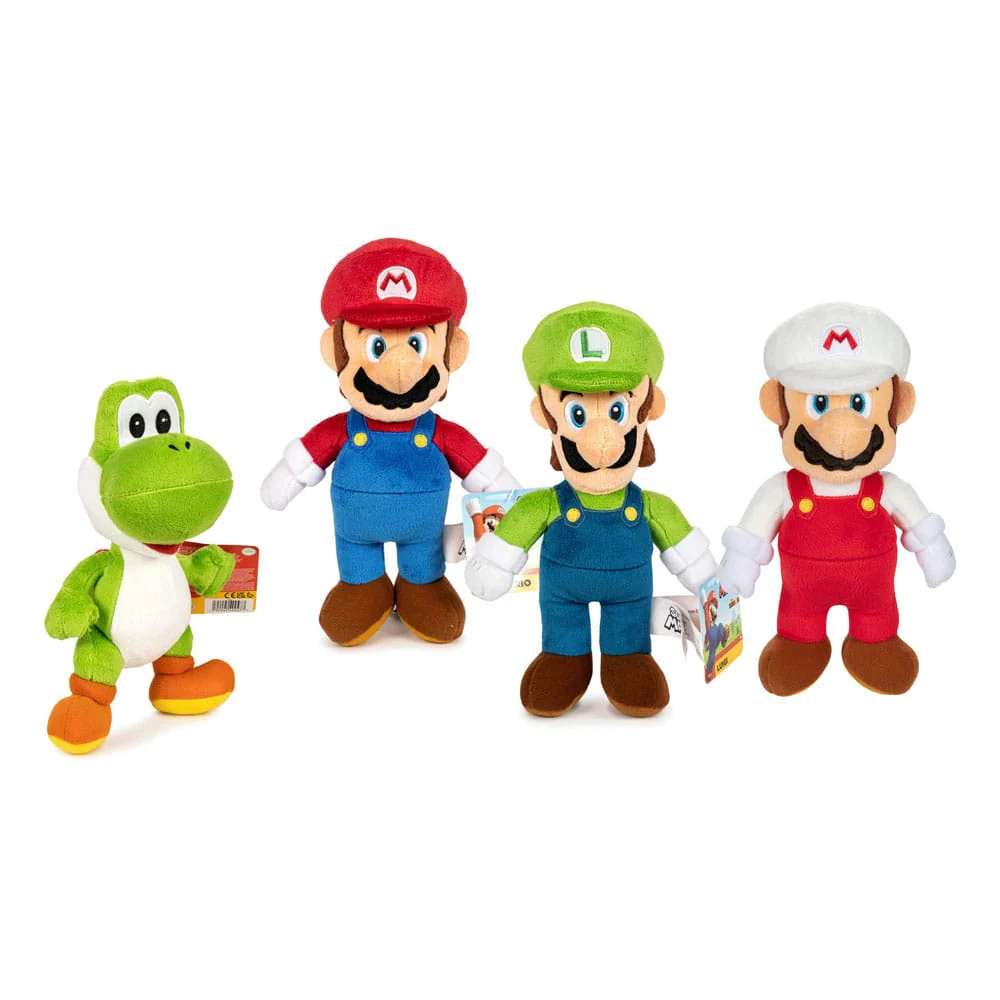 Super Mario Plüschfiguren Set Charaktere Sortiment (8)