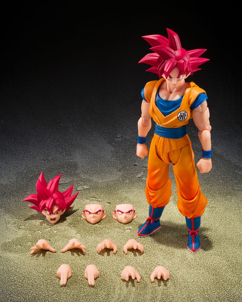 Super Saiyan God Son Guko (God Aura) S.H.Figuarts Bandai Tamshii Nations - Image 7