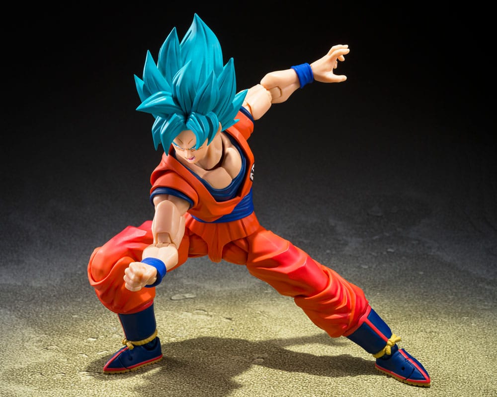 Super Saiyan God Super Son Guko (Blue power transcending Limits) Bandai Tamashii Nations - Image 3