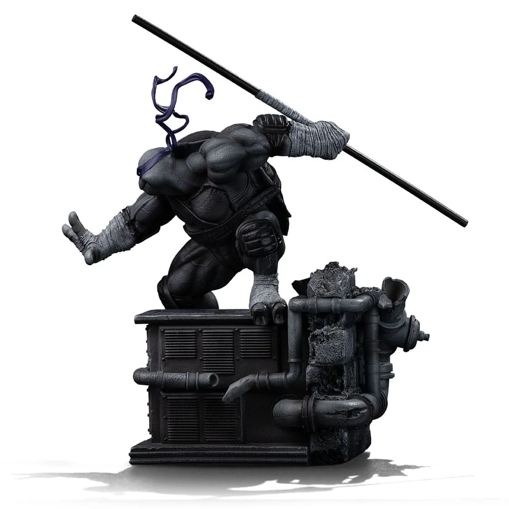 Teenage Mutant Ninja Turtles Art Scale Statue Donatello Black and White Variant heo exclusive - Image 2