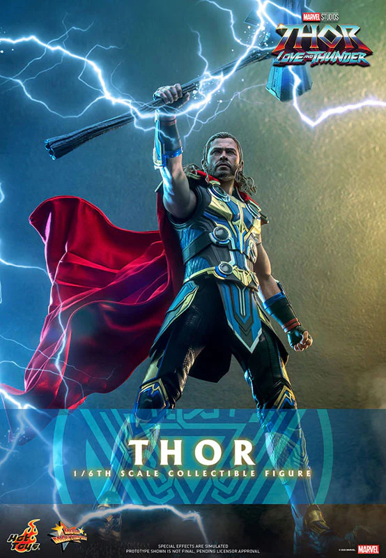 Thor 1/6 Scale Collectible Figure – Hot Toys Movie Masterpiece (Thor: Love and Thunder) - Image 2