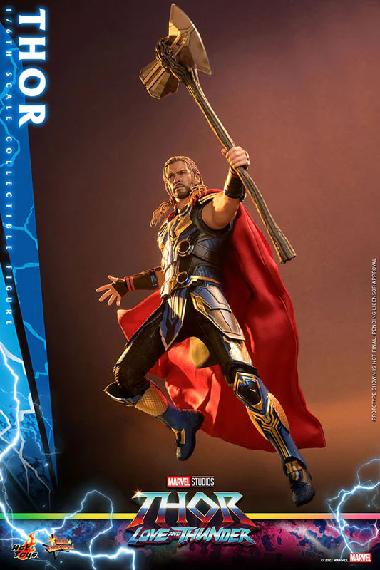 Thor 1/6 Scale Collectible Figure – Hot Toys Movie Masterpiece (Thor: Love and Thunder) - Image 9