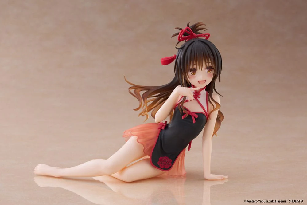 To Love-Ru Darkness PVC Statue Desktop Cute Figure Mikan Yuki Chinese Dress Ver. - Beschädigte Verpackung - Image 6