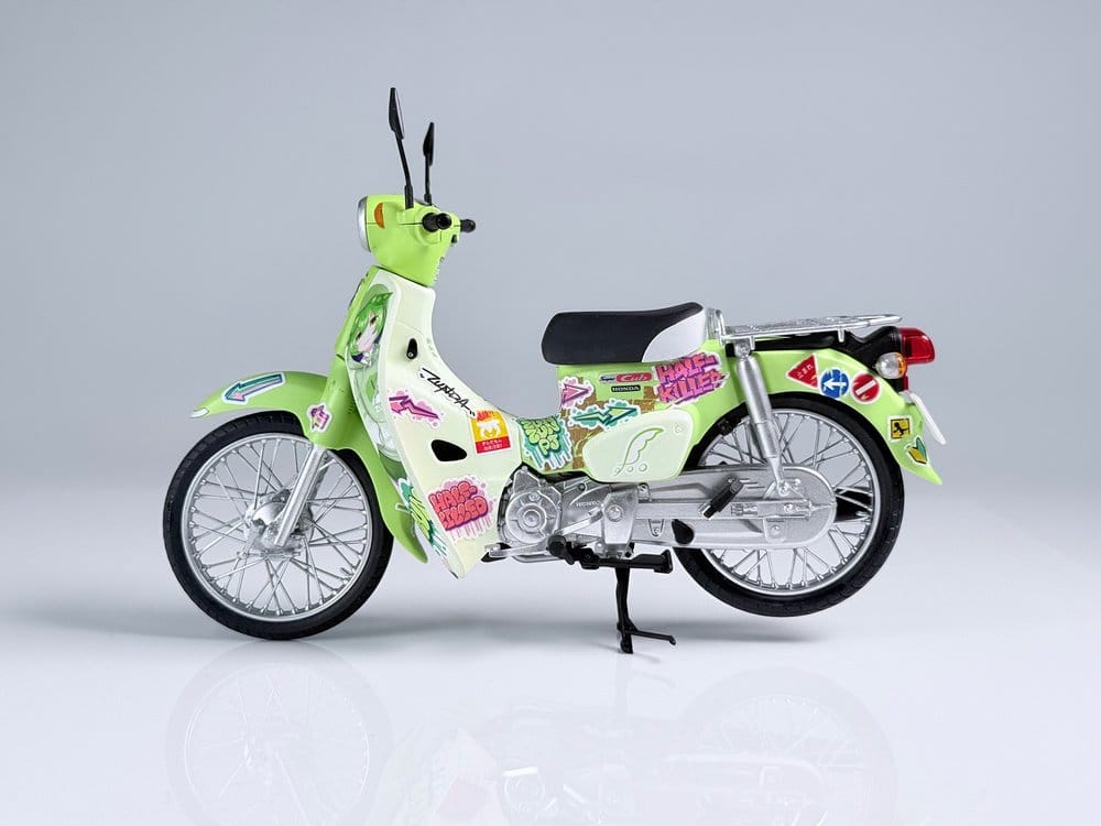 Tohoku Zunko/Zundamon Project Plastic Model Kit Honda Super Cub Zundamon Edition - Image 2