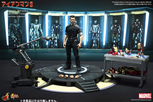 Tony Stark Iron Man 3 Movie Masterpiece Hot Toys - Image 14