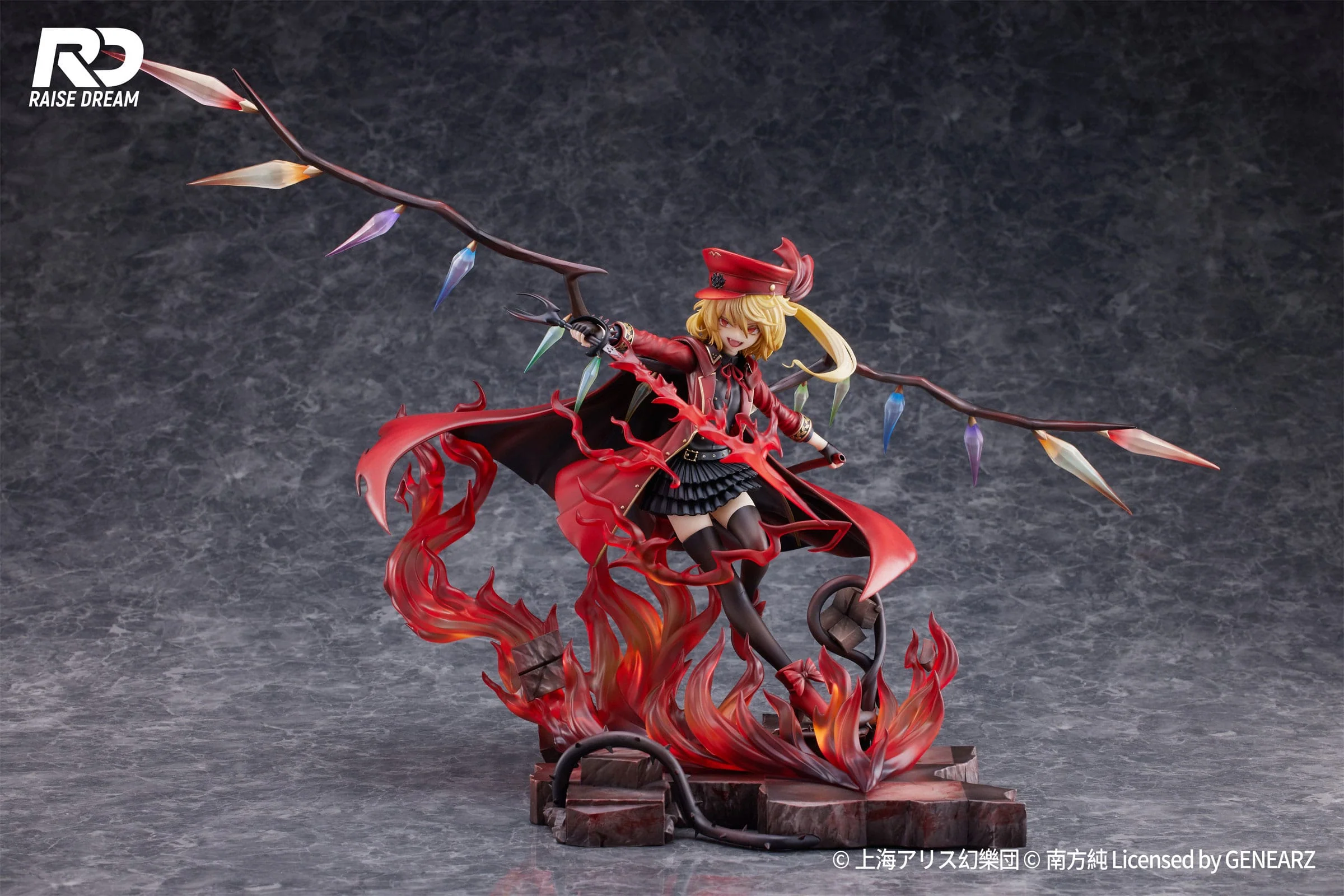 Touhou Project PVC Statue Flandre Scarlet Military Uniform Ver. - Beschädigte Verpackung - Image 19