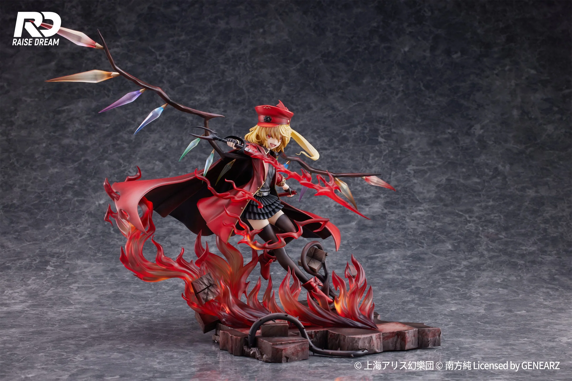 Touhou Project PVC Statue Flandre Scarlet Military Uniform Ver. - Beschädigte Verpackung - Image 7