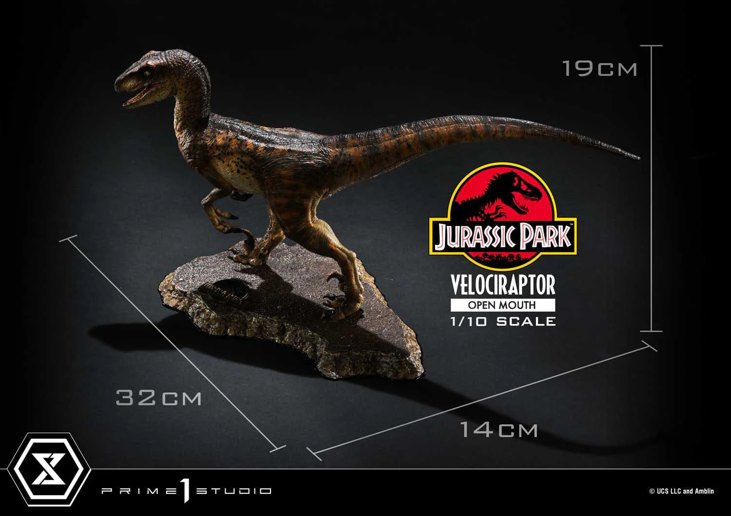 Velociraptor Open Mouth Prime 1 Studios - Image 6