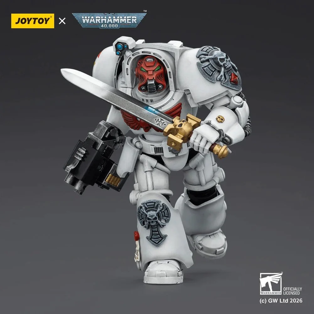 Warhammer 40,000 Actionfigur White Scars Terminator 1 with Power Sword and Storm Bolter 14 cm - Image 6