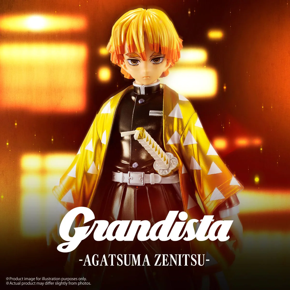Zenitsu Agatsuma Metal Ver. Grandista Series Banpresto